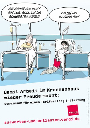 Plakat "Ich bin die Schwester"